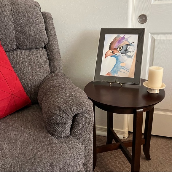 Watercolor Semi Abstract Bird Animal Wall Art, Eagle Painting in Art Kit, 11x14" - Picture 4 of 5